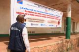 Campagne de vaccination massive contre le choléra dans 3 provinces