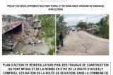 Page de garde de PAR des travaux de constriction du Pont Mfusu et de la remise en état de la route d'accès (y compris l'utilisation de la route de déviation) dans la commune de la N'sele dans la ville de Kinshasa