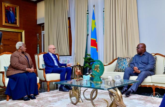 Info Congo - Actualité Congo -  - -Drame humanitaire dans l’Est : le Président Félix Tshisekedi a eu un entretien avec  volker Turk  