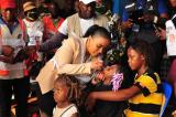 Kinshasa : Liza Nembalemba lance la campagne de vaccination contre la Poliomyélite