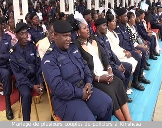 La première dame de la RDC, Mme Olive Lembe Kabila, a présidé lundi à Boma la cérémonie de régularisation du mariage civil de 298 couples des Forces armées
