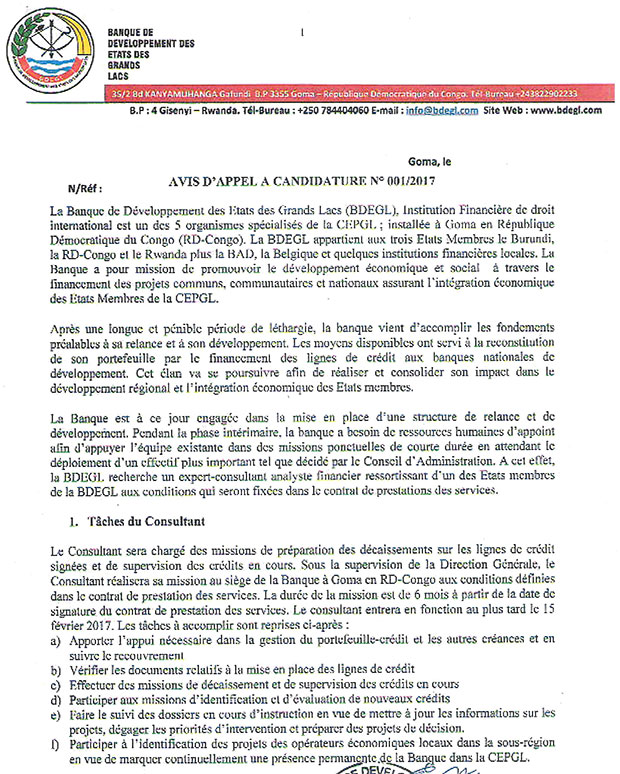 Offre d emploi analyste financier