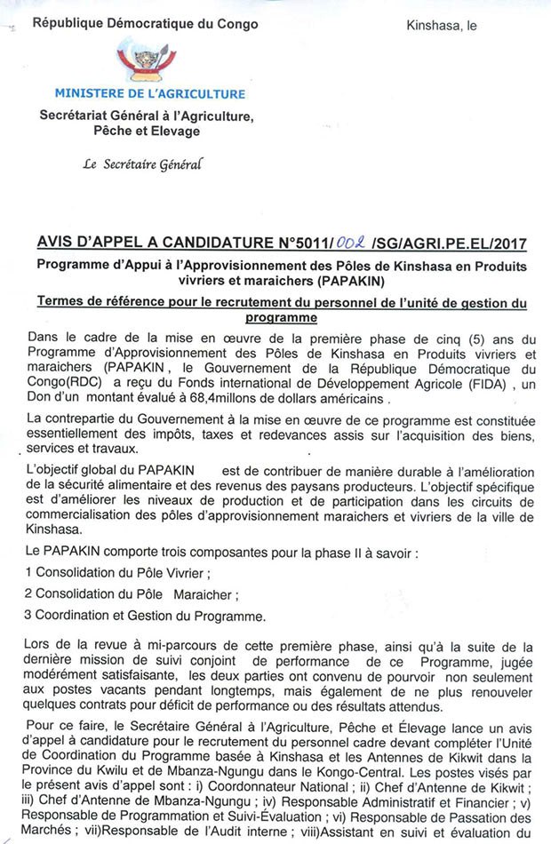 Offre d emploi maraicher