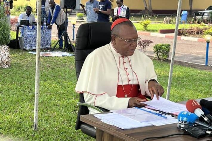 Conflit à Kwamouth : « S’il y a la main noire au coeur de ce conflit, c’est une main noire qui vient de Kinshasa », estime Cardinal Fridolin Ambongo