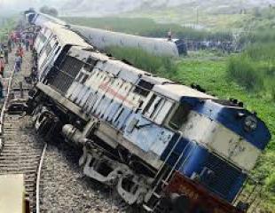 Le train accidenté
