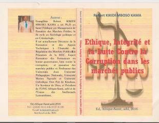 ETHIQUE ET LUTTE CONTRE LA CORRUPTION DANS LES MARCHES PUBLICS
