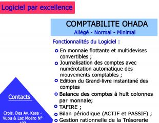 Logiciel de Comptabilité OHADA Révisé