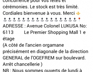 EMRAH CESUR Boutique Congo