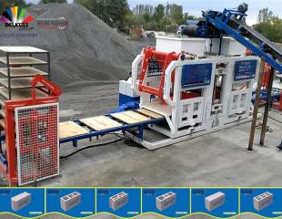 Machine a fabrication de parpaing - Pavé - Bordure - Brique