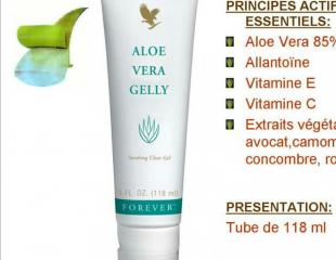 crème Gel d'aloès