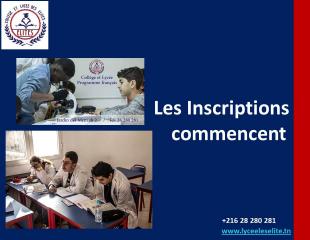 LES INSCRIPTIONS