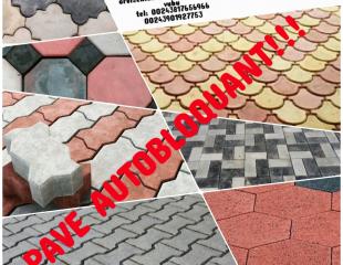 Pave autobloquant