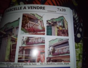 Étage d'un niveau de 7msur20 vendue à ndjili 25000 dollars