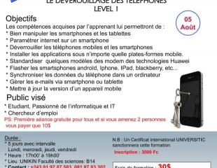 crée votre propre business avec une formation professionnelle sur le déverouillage des téléphones en 5 jours
