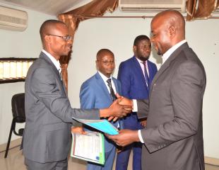 Remise des certificats de mérite en management, leadership et logistique internationale au CFPLAID