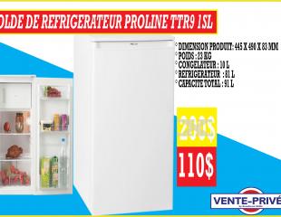 PROMO RÉFRIGÉRATEUR