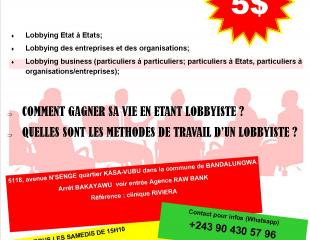 gagner sa vie en étant lobbyiste