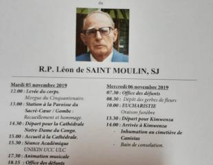 FUNERAILLES DE R.P LEON DE SAINT MOULIN