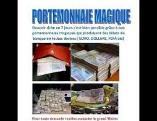 Portefeuille magique puissant multiplicateur d'argent