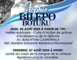 OBSEQUES DE STEPHIE BILEPO BOTUKU