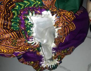 Bonnet en satin pour cheveux