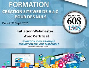 Formation en création site web