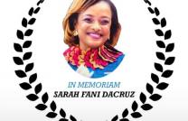 SARAH FANNY DA CRUZ N'EST PLUS mediacongo