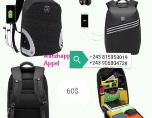SAC À DOS ANTI-VOL INTELLIGENT Les avantages et caractéristiques 1) Contient le Port USB 2) contient le Port Audio 3) Il est imperméable 4) Anti choc 5) Serrure CODE. Il