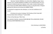 LA FAMILLE NGWALA EN DEUIL! mediacongo