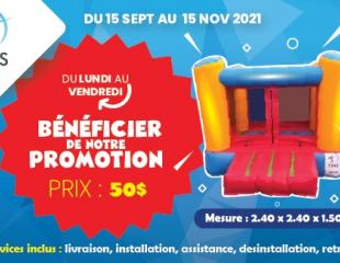 Location chateau gonflable, Tobbogan, trampoline, popcorn, barbe à papa, animation (clown), jeux organisés