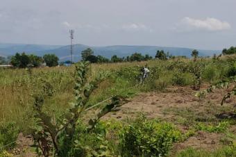 Terrain  vendre dans la commune de Maluku Vue sur le fleuve Congo. Dimensions 2020 Prix 11.000 discutable lgrement