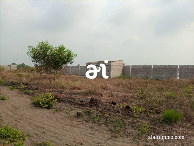 VENTE DES TERRAINS DE 20m/20 VIDE ET LOTIS AU SEIN DUNE CONCESSION À