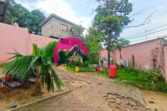 Belle parcelle de 30m sur 14m dote dune grande maison basse prte habitable des 3CHS 2 sjours cuisine  magasin et une terrasse  ltage avec vue. Ngaliema BinzaMacampagne