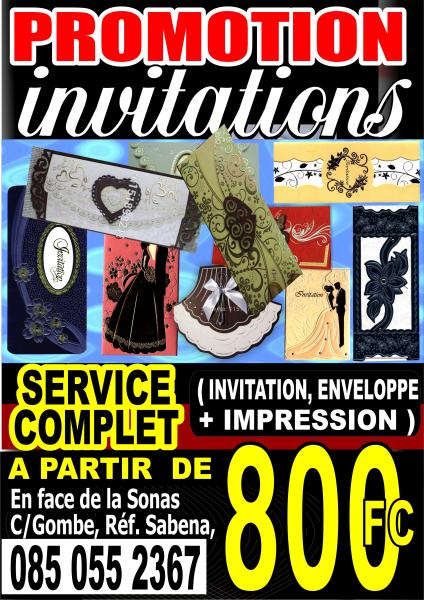 Promotion invitation 800 FC