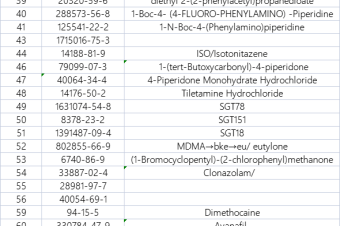Protonitazene hydrochloride 119276016 100 Customs clearance
