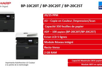 VENTE ETOU LOCATION DES IMPRIMANTES MULTIFONCTION SHARP