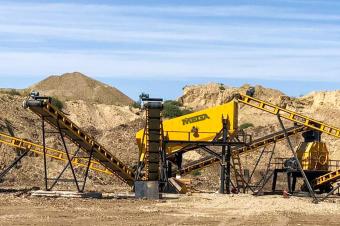 CONCASSEUR POUR AGREGATS DE RIVIRE 90CM