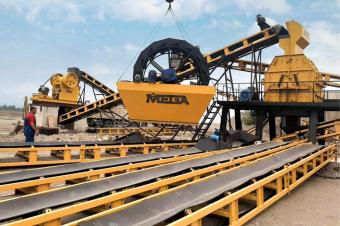 CONCASSEUR POUR AGREGATS DE RIVIRE 90CM