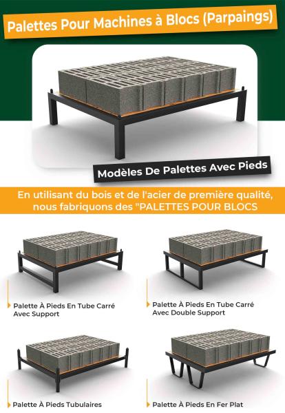 PALETTES POUR MACHNE DE BLOCS PARPANGS