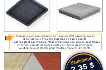 MOULE  PAVS DCORATIFS EN PLASTIQUE