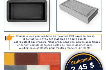 MOULE  PAVS DCORATIFS EN PLASTIQUE