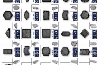 MOULE  PAVS DCORATIFS EN PLASTIQUE