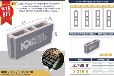 divers MEGA MOULES  