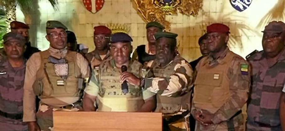 Coup d'etat au Gabon: Des militaires annoncent à la TV nationale l'annulation des élections et la dissolution des institutions quelques minutes après la diffusion des résultats officiels indiquant la réélection d’Ali Bongo avec 64,27%
