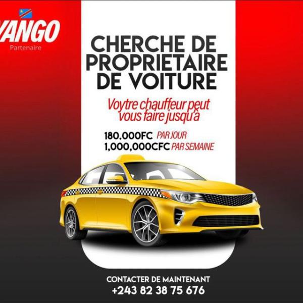 Yango partenaire recherche les chauffeurs