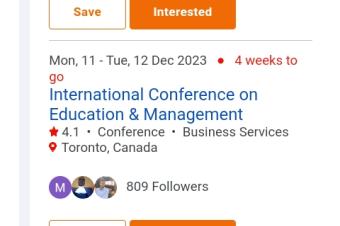 CONFRENCES et VISA DE TRAVAIL 