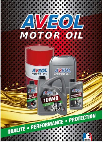 VENTE DES HUILES MOTEURS MARQUES AVEOL MOTOR OIL