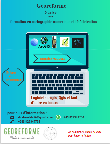 formation en cartographie numrique avec ArcGIS