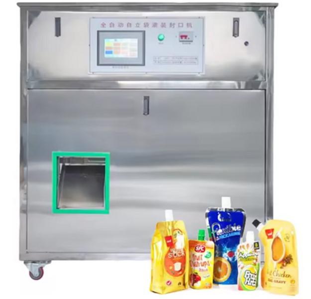 Machine de remplissage automatique de poche de bec deau potable de lait ou de jus