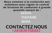 Nous cherchons les acheteurs pour signer le contrat de livraison de carburant à grande quantité ailleurs pour Lubumbashi et Kolwezi à bon prix. Contactez nous+243836108483 mediacongo